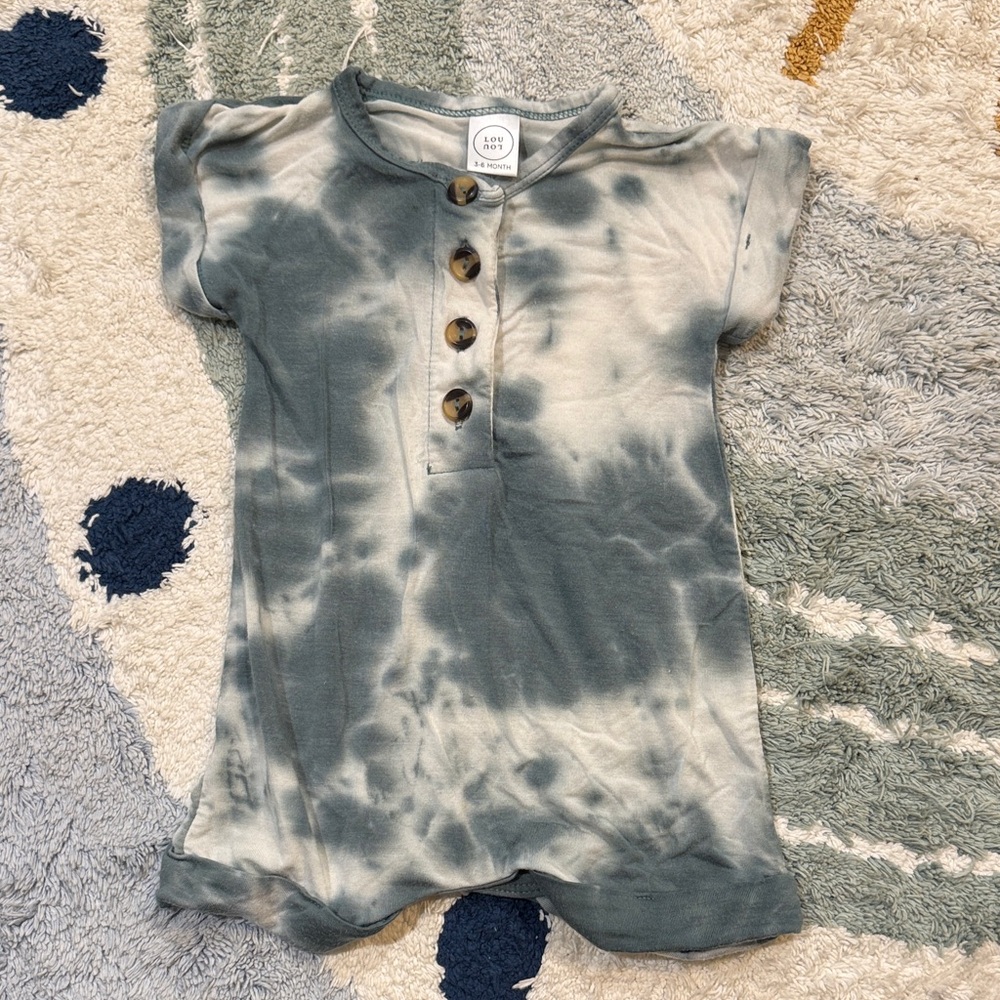 Lou Lou & Company Tie Dyed Romper 3-6M